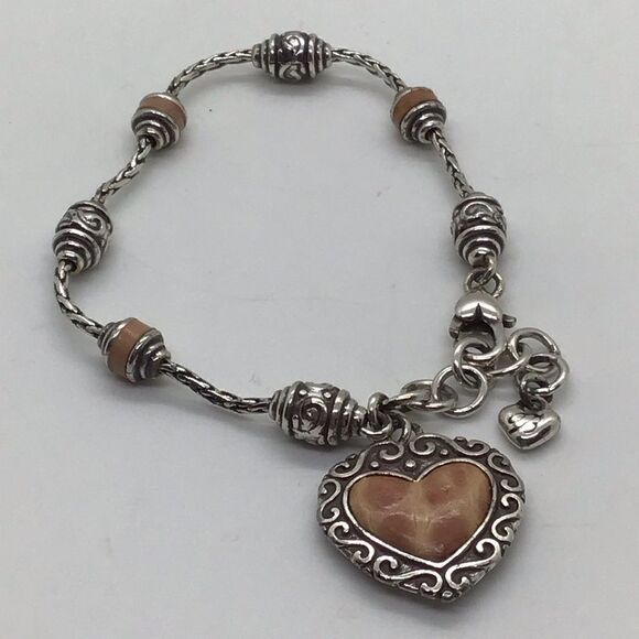 Brighton Park Avenue Pinkish Heart Bracelet - Picture 1 of 3